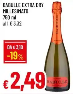 Galassia Babulle extra dry millesimato offerta
