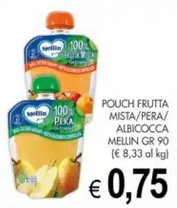 PrestoFresco Mellin pouch frutta mista/pera/albicocca offerta