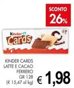 PrestoFresco Kinder Cards offerta
