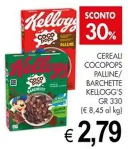 PrestoFresco Cereali Coco Pops Palline / Barchette Kellogg's offerta