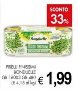 PrestoFresco Piselli finissimi Bonduelle offerta