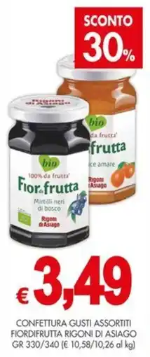 PrestoFresco Fior.frutta Mirtilli neri di bosco Rigoni di Asiago offerta