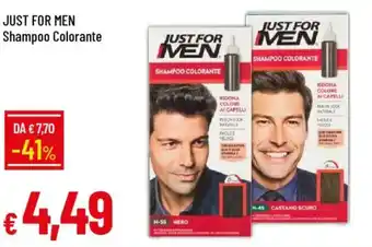 Galassia Just for Men Shampoo Colorante offerta