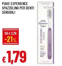 Galassia Piave Experience spazzolino per denti sensibili offerta