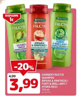 DPiù Garnier Fructis Shampoo offerta