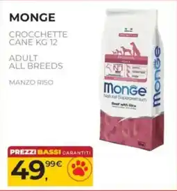 Arcaplanet Crocchette cane Monge offerta