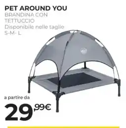Arcaplanet Pet Around You brandina con tettuccio offerta