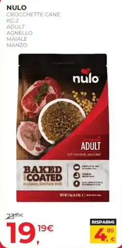 Arcaplanet Nulo crocchette cane adult offerta