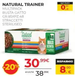 Arcaplanet Natural Trainer straccetti sterilizzati offerta