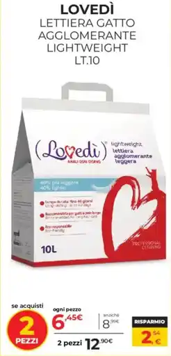 Arcaplanet Lettiera gatto agglomerante lightweight offerta