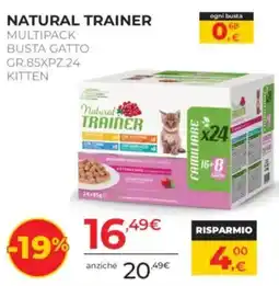 Arcaplanet Natural Trainer Busta Gatto Kitten offerta