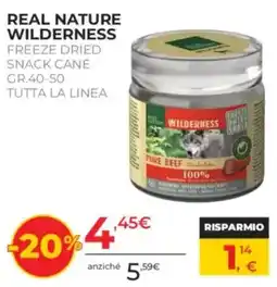 Arcaplanet Real Nature Wilderness Pure Beef offerta