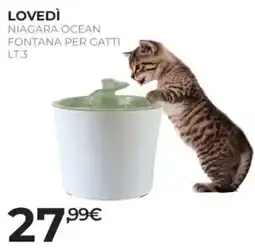 Arcaplanet Lovedì Niagara Ocean Fontana per gatti offerta