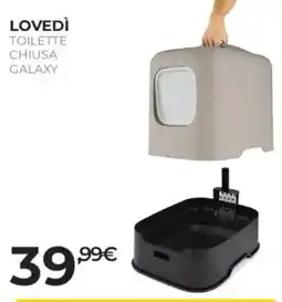 Arcaplanet Lovedì toilette chiusa galaxy offerta