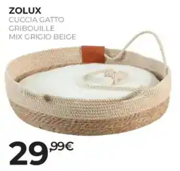 Arcaplanet Zolux cuccia gatto gribouille mix grigio beige offerta