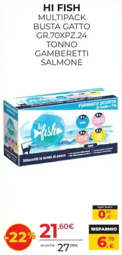 Arcaplanet Hi Fish busta gatto offerta
