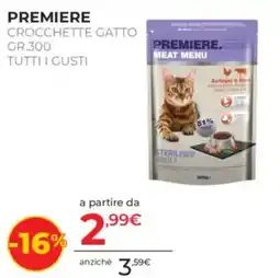 Arcaplanet Premiere crocchette gatto offerta