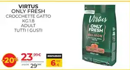 Arcaplanet Virtus Only Fresh Crocchette Gatto offerta