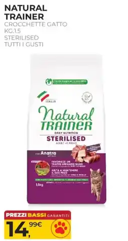 Arcaplanet Natural Trainer Crocchette Gatto Sterilised offerta
