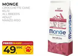 Arcaplanet Monge crocchette cane offerta