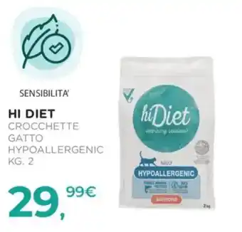 Arcaplanet Hi Diet crocchette gatto hypoallergenic offerta