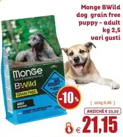 Elite Pet Monge BWild dog grain free offerta