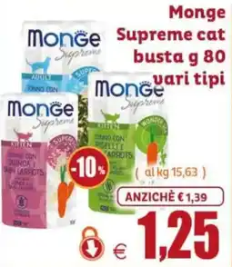 Elite Pet Monge Supreme cat offerta