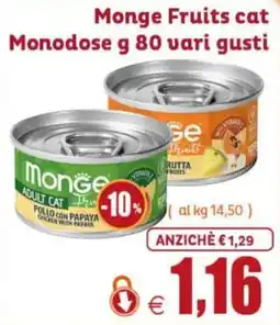 Elite Pet Monge Fruits cat offerta