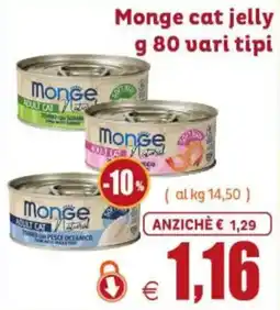 Elite Pet Monge cat jelly offerta