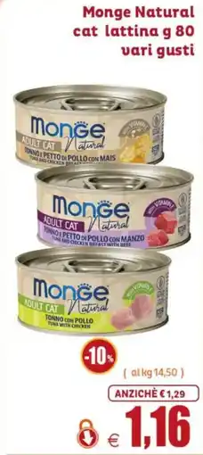 Elite Pet Monge Natural cat offerta