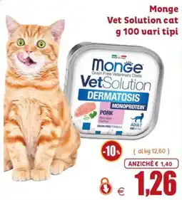 Elite Pet Monge Vet Solution Dermatosis offerta
