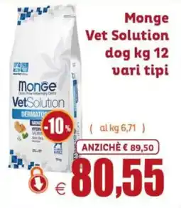 Elite Pet Monge Vet Solution Dermatos offerta
