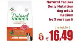 Elite Pet Natural Trainer Daily Nutrition dog adult medium offerta