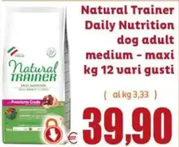 Elite Pet Natural Trainer Daily Nutrition dog adult offerta