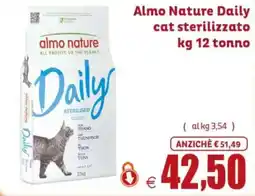 Elite Pet Almo Nature Daily cat sterilizzato offerta