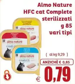 Elite Pet Almo Nature HFC cat Complete sterilizzati offerta