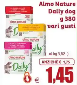 Elite Pet Almo Nature Daily dog offerta