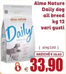 Elite Pet Almo Nature Daily dog all breed offerta