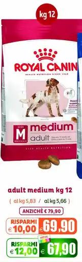 Elite Pet Royal Canin medium adult offerta