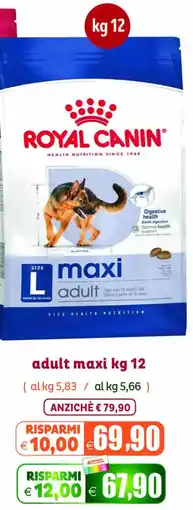 Elite Pet Royal Canin adult maxi offerta