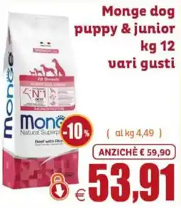 Elite Pet Monge dog puppy & junior offerta