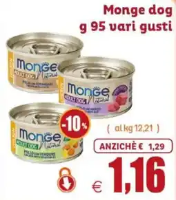 Elite Pet Monge dog Natural offerta