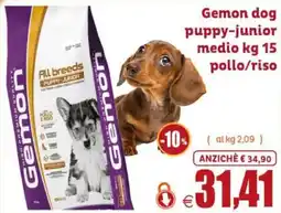Elite Pet Gemon dog puppy-junior medio offerta