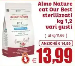 Elite Pet Almo Nature cat Our Best sterilizzati offerta
