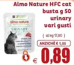 Elite Pet Almo Nature HFC cat urinary offerta