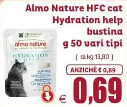 Elite Pet Almo Nature HFC cat Hydration help offerta