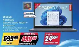 Trony Lenovo Notebook Ideapad Slim 3 offerta