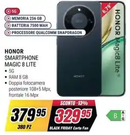 Trony Honor smartphone magic 8 lite offerta