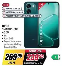 Trony OPPO SMARTPHONE A6 5G offerta