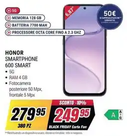 Trony Honor Smartphone 600 Smart offerta